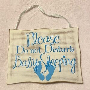 Baby Sleeping Sign